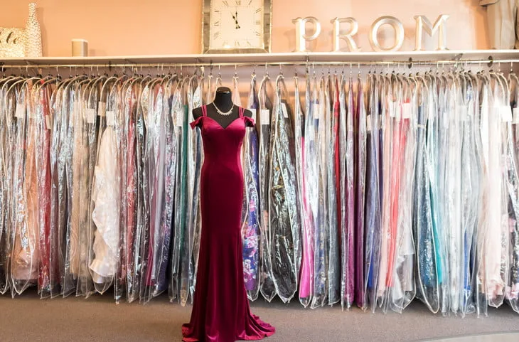 Gipper Prom has dresses in all different shapes and colors. Ranging from ballgowns to mermaids to A-lines, there are a variety of dresses that each girl could experiment with at the store. 